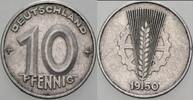 Kleinmünzen 10 Pfennig Deutsche Demokratische Republik -