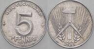 Kleinmünzen 5 Pfennig Deutsche Demokratische Republik -