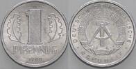 Kleinmünzen 1 Pfennig Deutsche Demokratische Republik -
