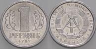 Kleinmünzen 1 Pfennig Deutsche Demokratische Republik -