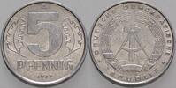 Kleinmünzen 5 Pfennig Deutsche Demokratische Republik -
