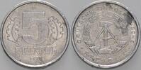 Kleinmünzen 5 Pfennig Deutsche Demokratische Republik -