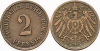 Kleinmünzen-Kaiserreich 2 Pfennig Grosser Adler -