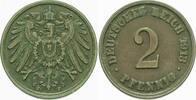 Kleinmünzen-Kaiserreich 2 Pfennig Grosser Adler -