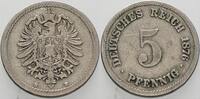 Kleinmünzen-Kaiserreich 5 Pfennig Kleiner Adler -