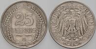 Kleinmünzen-Kaiserreich 25 Pfennig Grosser Adler -