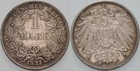 Kleinmünzen-Kaiserreich 1 Mark Grosser Adler -
