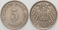 5 Pfennig 1895 G Kleinmünzen-Kaiserreich Grosser Adler Vorzüglich - Stempelglanz