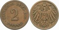 Kleinmünzen-Kaiserreich 2 Pfennig Grosser Adler -