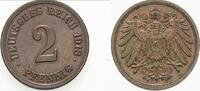 Kleinmünzen-Kaiserreich 2 Pfennig Grosser Adler -