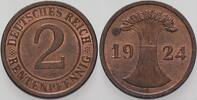 Kleinmünzen - Weimarer Republik 2 Rentenpfennig Weimarer Republik -