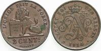 Belgien-Königreich 2 Centimes Albert I. 1909-1934. -