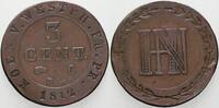 Westfalen, Königreich 3 Centimes Hieronymus Napoleon 1807-1813. -