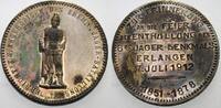 Erlangen, Stadt Bronzemedaille versilbert -