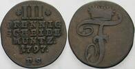 Waldeck 3 Pfennig Friedrich 1763-1812. -
