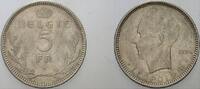 Belgien-Königreich 5 Francs Leopold III. 1934-1950. -