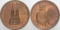 Köln-Stadt Bronzemedaille 680-Jahrfeier der Grundsteinlegung des Domes -