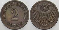 Kleinmünzen-Kaiserreich 2 Pfennig Grosser Adler -
