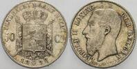 Belgien-Königreich 50 Centimes Leopold II 1865-1909. -