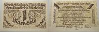 Das Papiernotgeld von Westfalen 1 Goldmark LANDKREIS BIELEFELD -