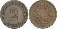 Kleinmünzen-Kaiserreich 2 Pfennig Kleiner Adler -