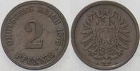 Kleinmünzen-Kaiserreich 2 Pfennig Kleiner Adler -