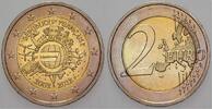Frankreich 2 Euro 10 JAHRE EUROGELD -