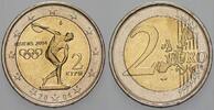Griechenland 2 Euro OLYMPISCHE SPIELE IN ATHEN -