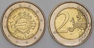 Italien 2 Euro 10 JAHRE EUROGELD -