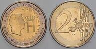 Luxemburg 2 Euro MONOGRAMM VON GROSSHERZOG HENRI -