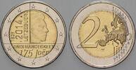 Luxemburg 2 Euro 175 JAHRE UNABHÄNGIGKEIT -