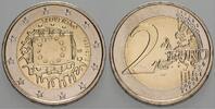 Slowakei 2 Euro 30 JAHRE EU - FLAGGE -