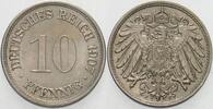 Kleinmünzen-Kaiserreich 10 Pfennig Grosser Adler -