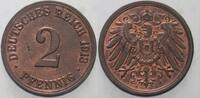 Kleinmünzen-Kaiserreich 2 Pfennig Grosser Adler -