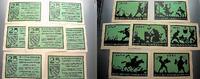 Deutsche Serienscheine 7 x 25 Pfennig Ansbach 1918-1922. -