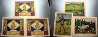 Deutsche Serienscheine 75 + 80 + 90 Pfennig Oberhof 1918-1922. -