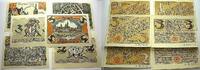 Deutsche Serienscheine 50 Pfennig + 1 Mark + 2 x 2 Mark + 2 x 3 Mark Dorsten 1918-1922. -
