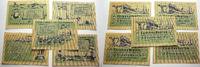 Deutsche Serienscheine 5 x 50 Pfennig Einswarden 1918-1922. -