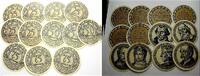 Deutsche Serienscheine 6 x 25 Pf. + 3 x 50 Pf. + 3 x 75 Pfennig Eckartsberga 1918-1922. -