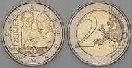 Luxemburg 2 Euro - RELIEFPRÄGUNG GEBURT VON PRINZ CHARLES -