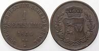 Schleswig-Holstein 1 Sechsling Statthalterschaft 1848-1851 -