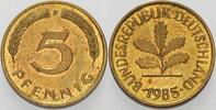 Kleinmünzen 5 Pfennig Bundesrepublik Deutschland -