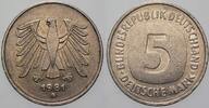 5 Mark Kursmünzen 5 Deutsche Mark Bundesrepublik Deutschland -