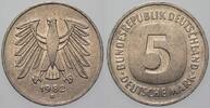 5 Mark Kursmünzen 5 Deutsche Mark Bundesrepublik Deutschland -