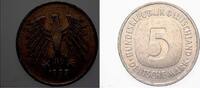 5 Mark Kursmünzen 5 Deutsche Mark Bundesrepublik Deutschland -
