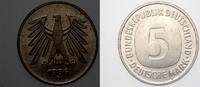 5 Mark Kursmünzen 5 Deutsche Mark Bundesrepublik Deutschland -