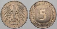 5 Mark Kursmünzen 5 Deutsche Mark Bundesrepublik Deutschland -