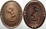 Frankreich einseitige Bronzeplakette Dritte Republik 1870-1940. -
