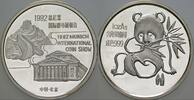 China Panda-Silbermedaille Volksrepublik -
