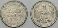 Kursmünze - Weimarer Republik DREI MARK Weimarer Republik -